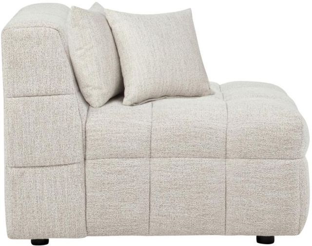 Coaster® Amara Chenille Ivory Upholstered Armless Chair-4