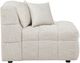Coaster® Amara Chenille Ivory Upholstered Armless Chair-4
