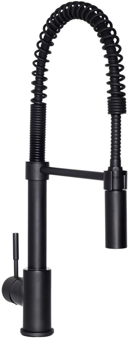 ZLINE Autograph Edition Matte Black Sierra Pull Down Spring Single Handle Kitchen Faucet-0