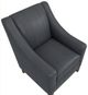 Best® Home Furnishings Customizable Mariko Leather Club Chair with Dark Walnut Legs-3
