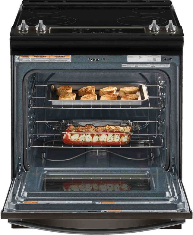 Whirlpool® 30" Black Stainless Slide In Electric Range-4