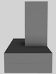 Vent-A-Hood® 36" Gunsmoke Contemporary Wall Mounted Range Hood-1