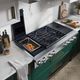 SKS 48" Stainless Steel Dual Fuel Natural Gas Rangetop with Sous Vide and Induction-5