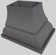 Vent-A-Hood® Designer Series 42" Gunsmoke Island Range Hood-3