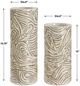 Uttermost® Timber 2-Piece Brown/White Swirl Vase Set-2