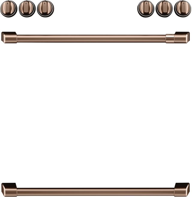 Café™ Brushed Copper Front Control Electric Knobs and Handle Kit-0