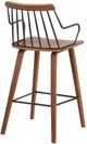Armen Living Micah Black/Walnut Counter Stool-4