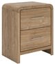 Signature Design by Ashley® Dovander Warm Natural Brown Nightstand-0