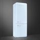 Smeg 50's Style 28'' 18 Cu. Ft. Pastel Blue Bottom Freezer Refrigerator-2