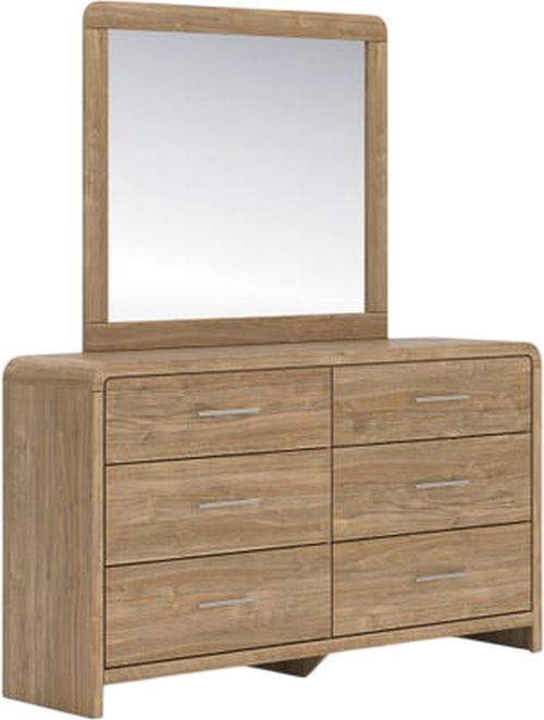 Signature Design by Ashley® Gramburg Warm Natural Brown Dresser and Mirror-0