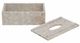 A & B Home Cream Rectangular Marble Tissue Box Cover-5