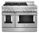 KitchenAid® 48" Stainless Steel Pro Style Gas Range-0