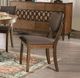 Furniture of America® Marina 2-Piece Dark Chocolate/Walnut Side Chair Set-3