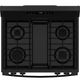 GE® 400 Series 30" Black Freestanding Gas Range-3
