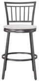 American Woodcrafters Filmore Slate Gray/White Oak 30" Barstool-2