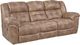 HomeStretch Frontier 3-Piece Almond Manual Reclining Sectional-1