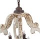 A & B Home Antique Off-White/Dark Bronze Chandelier-3