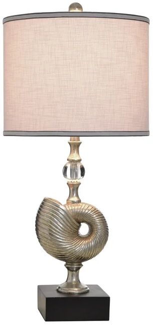 Stylecraft Samobor Silver Table Lamp-1