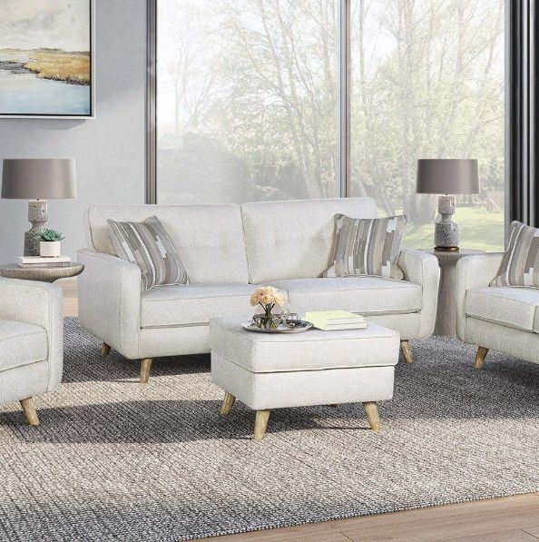 Legends Home Hollywood Metz Snow Sofa-1