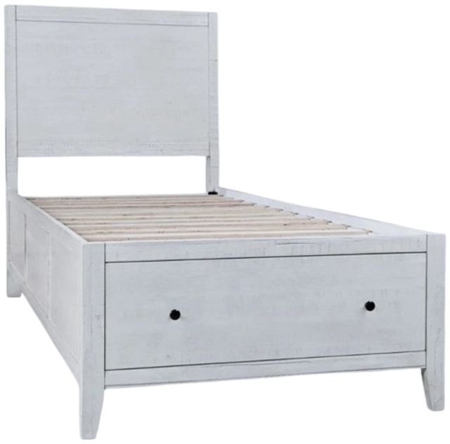 Jofran Inc. Maxton Ivory Youth Twin Panel Storage Bed-2