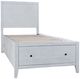 Jofran Inc. Maxton Ivory Youth Twin Panel Storage Bed-2