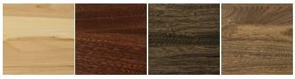 Country View Woodworking Customizable Bakersfield Elm Top 42" Dining Table with 2-Leaves and Brown Maple Base-3