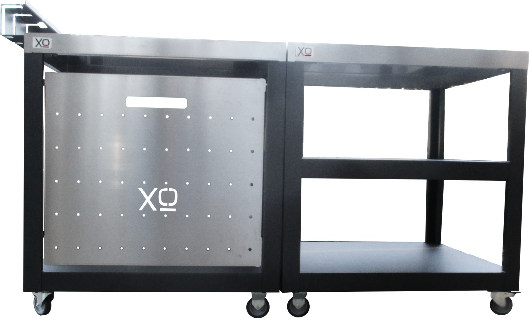 XO Black Pizza Oven Prep Cart | Upper Valley Appliance