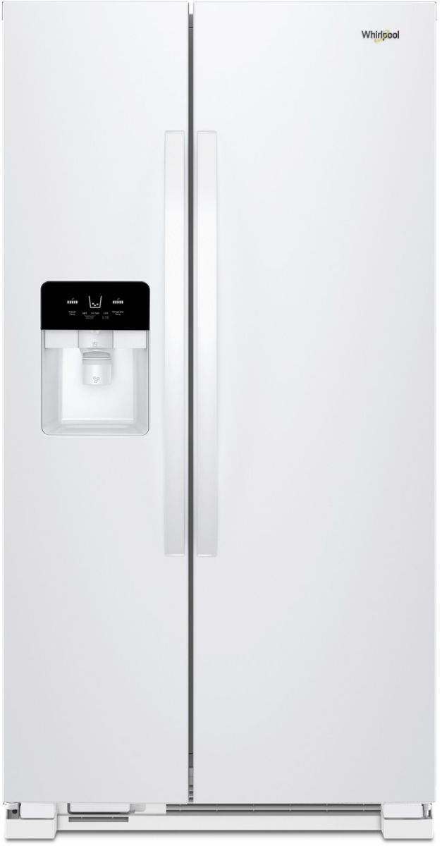 Whirlpool® 36 in. 24.6 Cu. Ft. White Side-by-Side Refrigerator-0