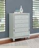 Coaster® Gunnison Silver Metallic Chest-4