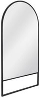 Bassett Mirror Kai Matte Black Floor Mirror-1