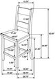 Coaster® Cardova Vineyard Oak Counter Height Dining Chair-4