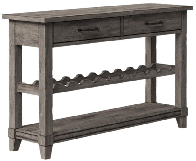 Bernards Hartford Gray Hallway Accent Table-0