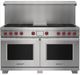 Wolf® 20" Stainless Steel Range Riser with Shelf-1