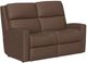 Flexsteel® Customizable Catalina Leather Manual Reclining Loveseat-0