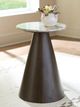 Signature Design by Ashley® Waltnor Marble Top End Table with Brown Base-2