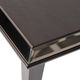 Michael Amini® Lousanne Glossy Mocha Sand Side Table-3
