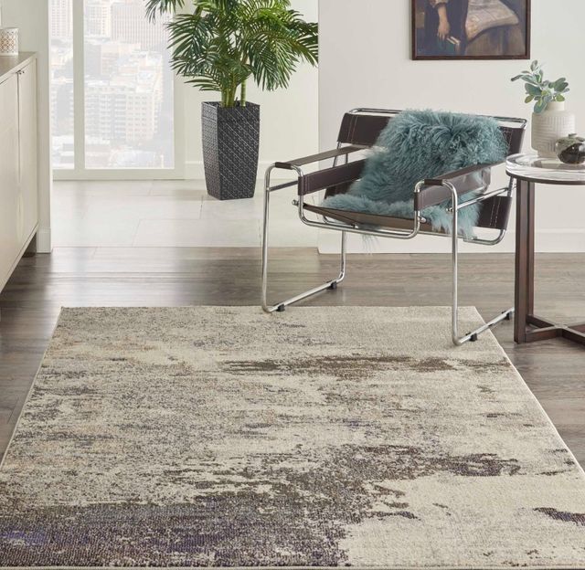 Nourison Home™ Celestial Ivory/Gray 5x7' Style 30 Area Rug-1