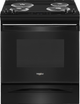 Whirlpool® 30" Black Freestanding Electric Range with Frozen Bake™ Technology-0
