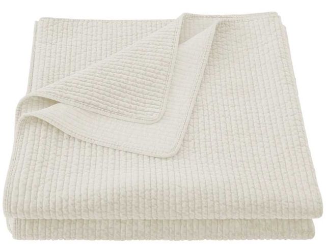 HiEnd Accents Stonewashed 3-Piece Vintage White King Bedding Bundle-2