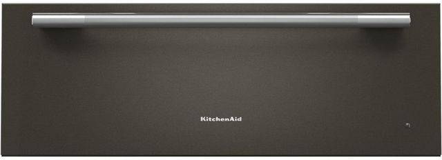KitchenAid® Monochromatic Stainless Steel Range Warming Drawer Handle-1