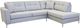 Edgewood Furniture Laporta Silver Left-Arm Facing Queen Sleeper Sectional-1