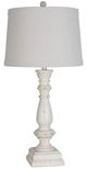 Lamps Per Se Distressed White Table Lamp-0