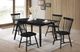 Titus Furniture Black 5 Piece Dining Set-0