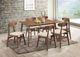 New Classic® Home Furnishings Morocco 7-Piece Brown/Natural Dining Table Set-1