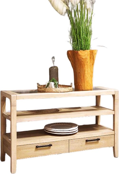 Magnussen Home® Somerset Butternut Open Buffet-0