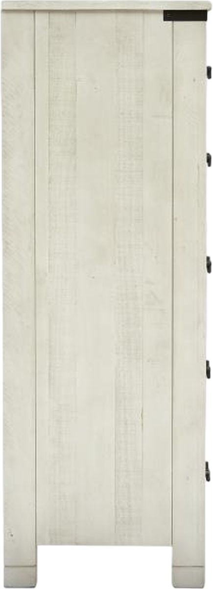 Magnussen Home® Chesters Mill Alabaster/Aged Iron Drawer Chest-2