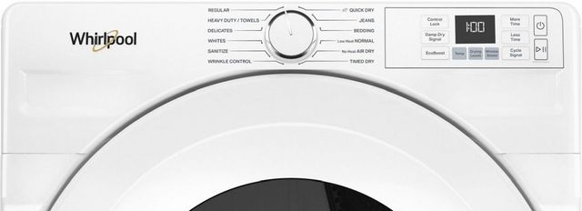 Whirlpool® 7.4 Cu. Ft. White Front Load Electric Dryer-3