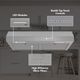 Broan® GLA2 Series 30" Stainless Steel Under Cabinet Range Hood-4