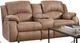 Southern Motion™ Customizable Cagney Double Power Reclining Loveseat with Headrest and Console-0