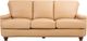 Leather Italia™ Georgetowne Hutton Tan Fawn Sofa-0